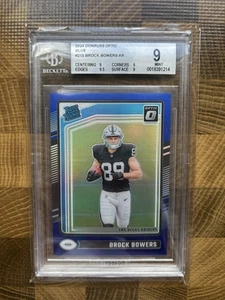 2024 Panini Donruss Optic - Rated Rookie Brock Bowers #215 Blue Prizm /199 (RC) - Bild 1 von 1