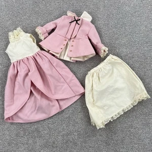 American Girl Doll Elizabeth rosa lana vestito equitazione giacca gonna sottogonna - Foto 1 di 11