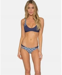 Tavik Coco 2-teiliger Bikini mit U-Ausschnitt Damen marineblau Polyester Bademode Large - Bild 1 von 5