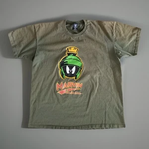 Vintage 1998 Marvin The Martian Warner Bros 90s T-Shirt Men’s XXL Heavy Cotton - Picture 1 of 5