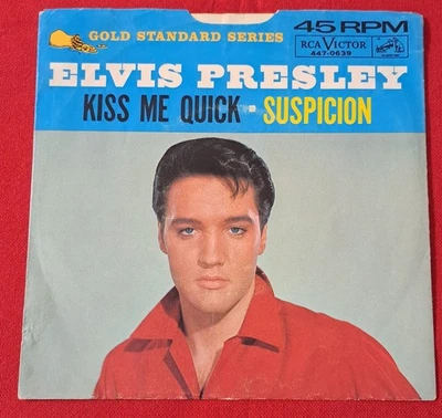 Elvis Rare 45 Gold Standard Series " Suspicion " June 1964...Promo....USA - Bild 1 von 4