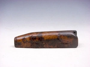 Old Nephrite Jade Stone Carved Sculpture Ancient Monster Boar #04092501 - Imagen 1 de 6