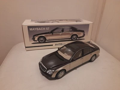 RARE 1:18 AUTOART 76153 MILLENNIUM MAYBACH 57 SWB DIECAST LOVLEY NO RESERVE - Image 1 of 4