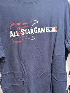 Camiseta 2019 Cleveland Indians All Star Game para hombre talla 2XLt azul majestuoso - Imagen 1 de 2