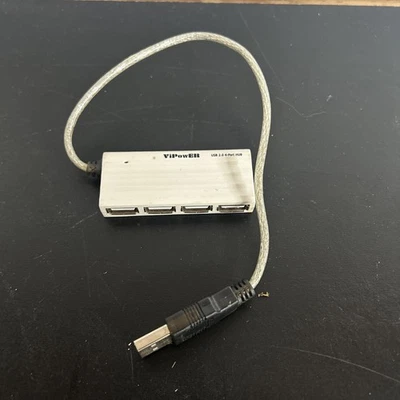 Rock Band ViPowER 4 Port Hub USB 2.0 Dongle VP-H209B Xbox 360 Wii PS2 PS3 OEM - Image 1 of 4