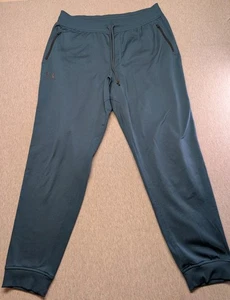 Under Armour Jogger Pants Mens XL Loose Blue Lounge Sweats Sweatpants - Picture 1 of 8