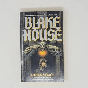 JOE SERRANO AS ADRIAN SAVAGE 1ST ED - Blake House 1990 (Paperbacks From Hell) - Picture 1 of 4