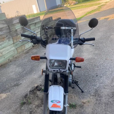 Parabrisas 18"x16" Parabrisas 7/8" Manillar Para Yamaha TW200 V-Star 1300 650  Foto 1 de 4