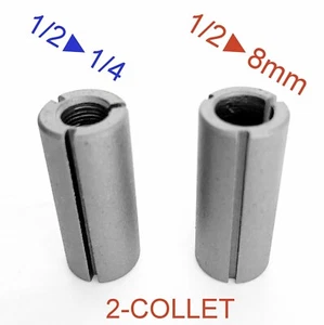 2 Stck. Spannfutter Buchse für 8 mm, 1/4 Zoll Router Bit S - Bild 1 von 12