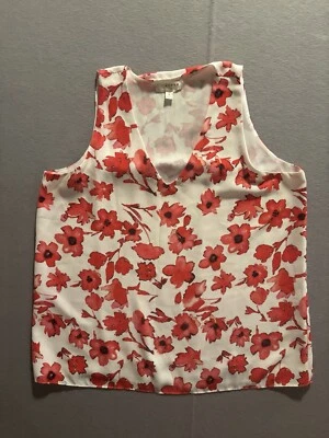 Kenar женщин XL цветочный без рукавов цветочный vneck Майка - Изображение 1 из 4