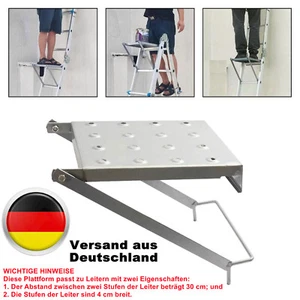 Leiter Einhänge Plattform Sprossenleiter Leiterpodest Trittleiter Werksleiter DE - Bild 1 von 19