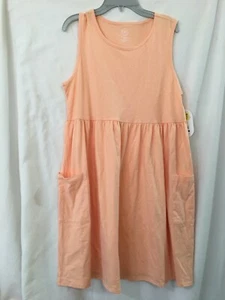 NWT Wonder Nation Coral Dress Girls Play With Pockets Tank Many sizes - Picture 1 of 5