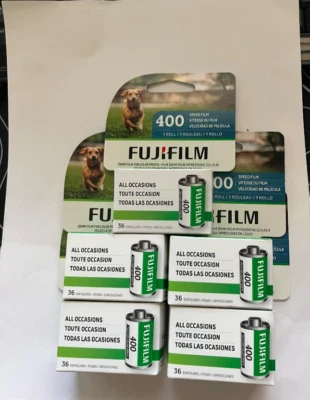 Fujifilm 400 Color Negative 35mm Film, 36 Exposure, 5 Packages New - Image 1 of 2