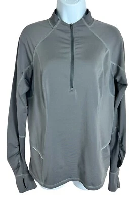 Sudadera Lucy Talla M Púrpura 1/2 Cremallera Pullover Atlética Manga Larga Top Camisa Foto 1 de 4