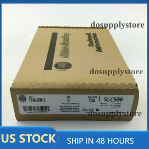 New Factory Sealed AB 1746-OW16 SLC 500 SerD PLC Output Module 1746OW16 In Stock - Picture 1 of 1