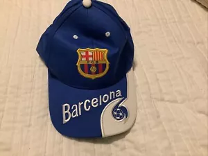 Barcelona F.C.B. Gorra sombrero ajustable azul fútbol talla única - Imagen 1 de 3