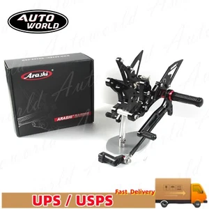 For Kawasaki Z250 2019 2020 2021 2022 Ninja 250 Racing Rearset Footrest Footpeg - Picture 1 of 16