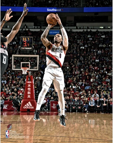 Damian Lillard Portland Trail Blazers Unsigned Shooting 11" x 14" Photo Cover
