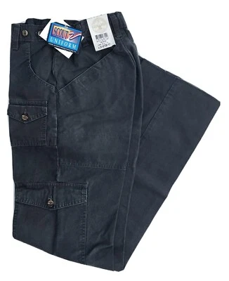 BSA Uniform Pants 24x34 Youth Tall Slim Scout Action Fit Cargo 34”inseam raw hem - Image 1 of 4