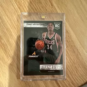 2013-14 Panini Pinnacle Giannis Antetokounmpo Upstarts RC Rookie Patch Jersey - Picture 1 of 2