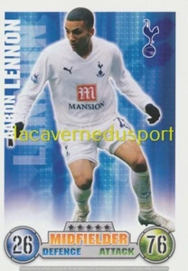 279 AARON LENNON # TOTTENHAM TOPPS PREMIER LEAGUE 2007 2008 MATCH ATTAX - Picture 1 of 1