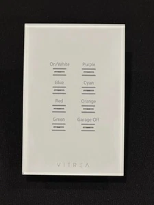 Vitrea Smart Home Technologies VTouch Plus 8 Button Keypad (White)-Pre Owned - Picture 1 of 2