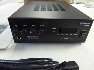 CM30B 240v or 12v Compact PA Mixer-amp Bluetooth output to 100V line or 8 Ohms - Image 1 of 4