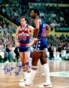 Signed 8x10 KEVIN GREVEY Washington Bullets Autographed Photo w/COA - Picture 1 of 1