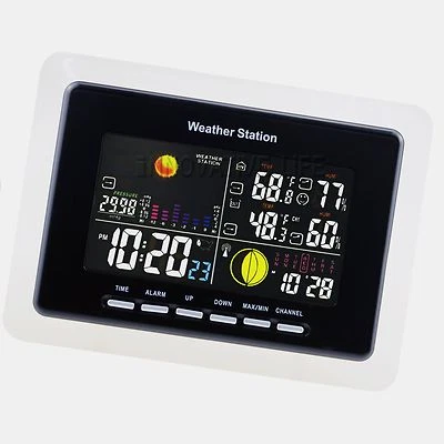 Weather Station 3 Wireless Remote Sensors 433MHz Temperature Humidity RCC DCF - Bild 1 von 4