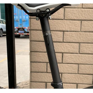 TOSEEK Carbon Mountain Bike Seatpsot Road Bicycle Seatpost 25.4/27.2/30.8/31.6mm - Picture 1 of 28