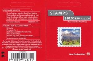 New Zealand 2015 Kiwi Scenic Definitive 2 Kiwis Reprint $10.00 Booklet MNH - Picture 1 of 1