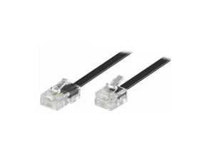 Modularstecker RJ-14 Telefonkabel Anschlusskabel 4 polig für Telefone 3,1 m - Bild 1 von 3