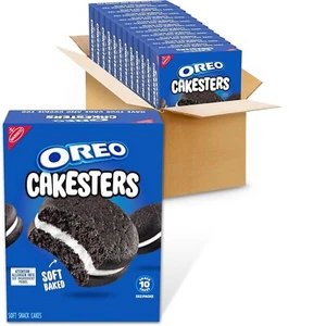 OREO Cakesters Soft Snack Cakes, 12 - 5 Count Packs (60 Total Snack Packs) - Picture 1 of 18