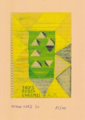 "OLD SPUNKERS - 3Ecksbeziehung"  Giclée Druck auf Papier - Handsigniertes Unikat - Bild 1 von 2