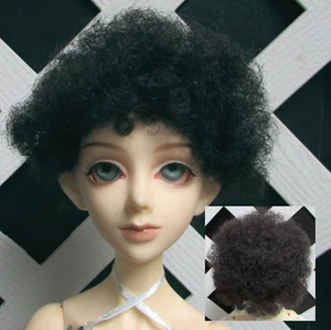 Monique Doll Wig "Tyra" Size 8" in Off Black - GLUE ON - Factory Sample 10% Off - Picture 1 of 2
