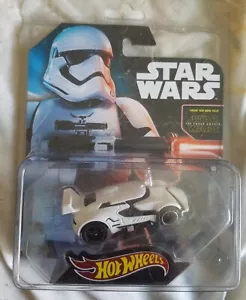 SDCC COMIC CON 2015 HOT WHEELS STAR WARS T.F.A. 1st ORDER STORMTROOPER TOY CAR - Picture 1 of 3