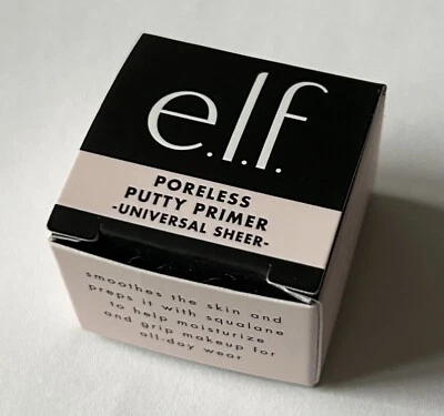 ELF Cosmetics PORELESS Masilla Imprimación Facial Universal Transparente 0.14oz 4g Viaje NUEVO Foto 1 de 3