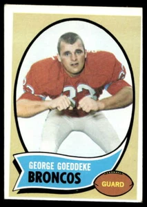 1970 Topps #257 George Goeddeke RC Denver Broncos VG-VGEX - Picture 1 of 2