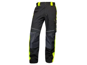 Pantalones ARDON Neón Negro Amarillo, Pantalones de Seguridad - Picture 1 of 7