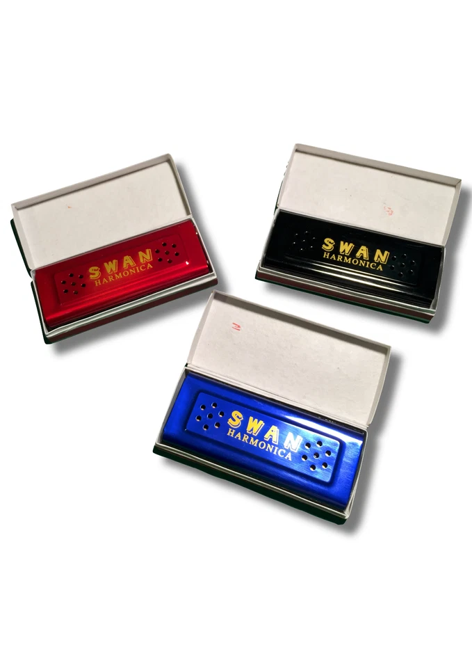 New Swan 16 Holes Harmonica Mouth Double Sided Key C&G Tremolo Tuned With Box UK - Image 1 of 1