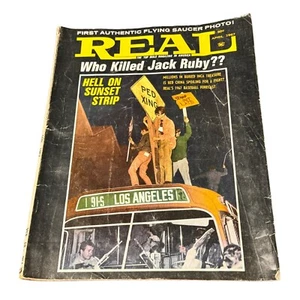 ECHTES Herren Magazin Vintage 60er Jack Ruby UFOs Vietnam Sunset Strip Riots - Bild 1 von 9