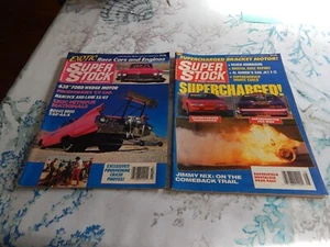Vintage Super Stock Magazine Lot Of 2 Issue March And Aug. 1990 - Picture 1 of 4