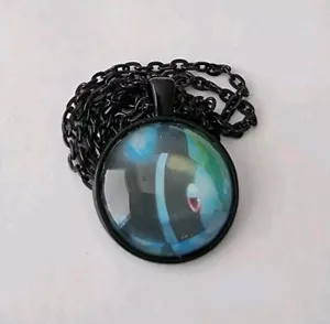 Lumineon Pendant - Up-Cycled Pokemon Card Necklace - Picture 1 of 5