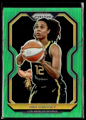 2021 Panini Prizm WNBA #59 Nia Coffey Prizms Green - Image 1 of 2