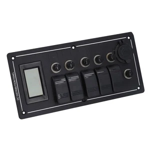 5 Gang Rocker Switch Panel Waterproof Switch Panel With Overload Protector Fit - Picture 1 of 12
