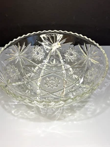 Vintage Anchor Hocking Glas Dessert/Müslischale (Davidstern Muster) - Bild 1 von 6