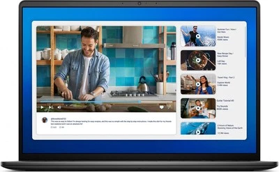 Dell Notebook 16" WUXGA 5 16GB/1TB W11 Pro Nero DC16250 - Immagine 1 di 4