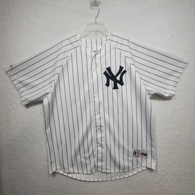 Don Mattingly Home Pinstripes Yankees Majestic Jersey 2XL - Image 1 of 4