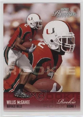 2003 Playoff Prestige Rookie Willis McGahee #167 Rookie RC - Image 1 of 2