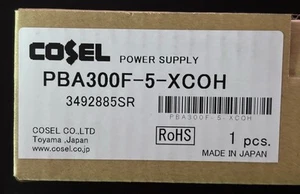 New! Cosel PBA300F-5-XCOH 100-240 VAc 50-60Hz 5V 60A AC/DC Power Supply - Bild 1 von 8